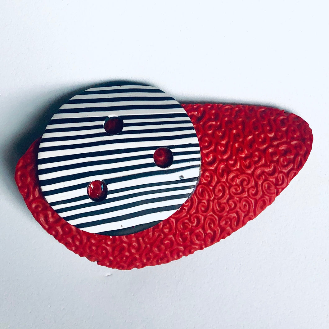 Red Brooch