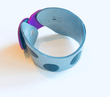 Contemporary polymer cuff bracelet