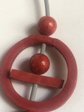 Red Polymer Necklace