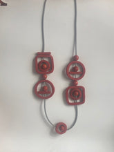 Red Polymer Necklace