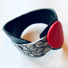 Contemporary Statement Polymer Cuff Bracelet