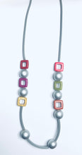 Multi-colored Contemporary Rubber Necklace