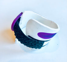 Contemporary Bold Polymer Cuff Bracelet